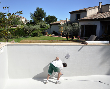 Travaux fissure piscine